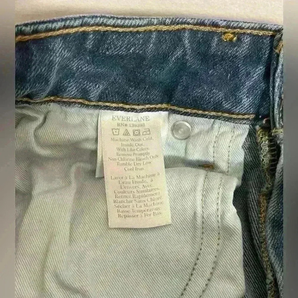 Everlane  the curvy cheeky crop , sz 28 - Picture 11 of 11